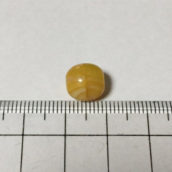 画像3: ウランビーズ302　オレンジ　約9mm　（3個入り） (3)