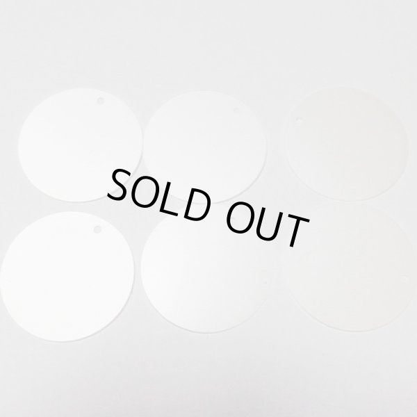 画像1: スパンコール　限定071　トップホール25ミリ　６枚入り　ホワイト (1)