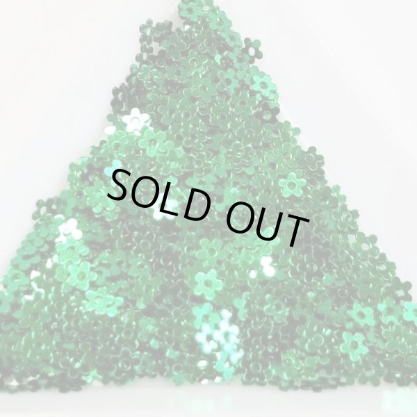 画像1: スパンコール　限定069　フラワー グリーン (1)